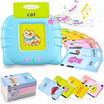 Graphene Colorful Double-Sided Flash Cards, Interactive Learning Toys for Children, Electronic Montessori Educational Cards, Develop Language Skills Through Visual & Auditory Sensory Methods